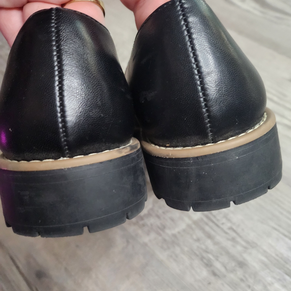 DV by Dolce Vita Black Leather Loafers for Women - Picture 12 of 12